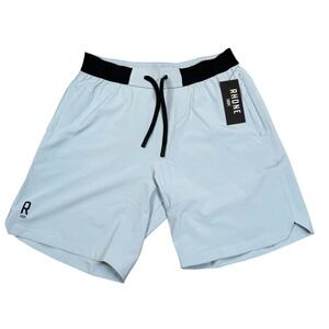 Rhone Base Training Shorts Mens Medium Blue 8'' Inseam Athletic Performance NWT
